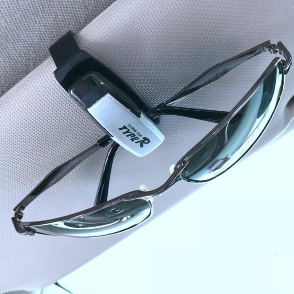Clip Soporte Lentes o Gafas Parasol De Auto Sujetador Variante Color Gris