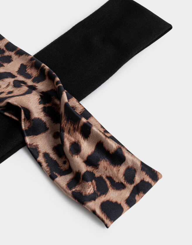 Vinchas Sets Animal Print Set De Vinchas - Combinacion Bicolor