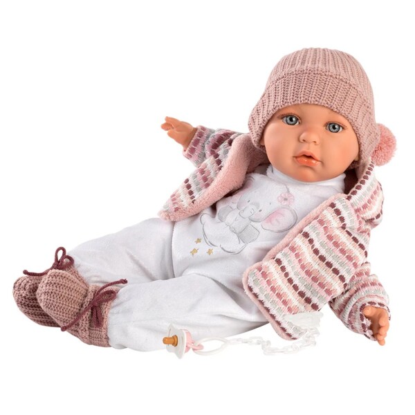 Bebota Llorens Julia Llorona Chupete 42 Cm Abrigo Pijama Variante Modelo Julia