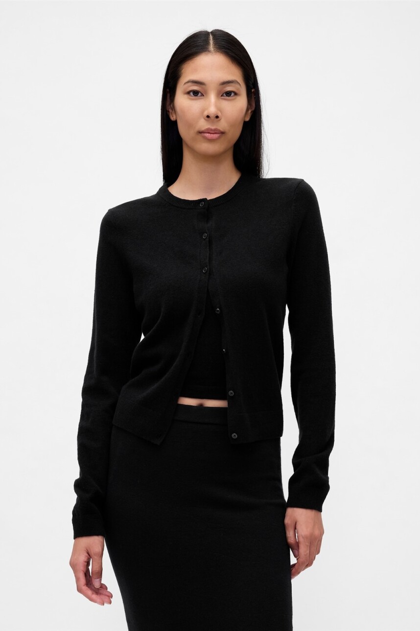 Saco Cashsoft Mujer Black