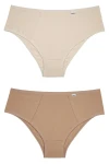 DEL RIO Pack duo con refuerzo Nature/Mousse