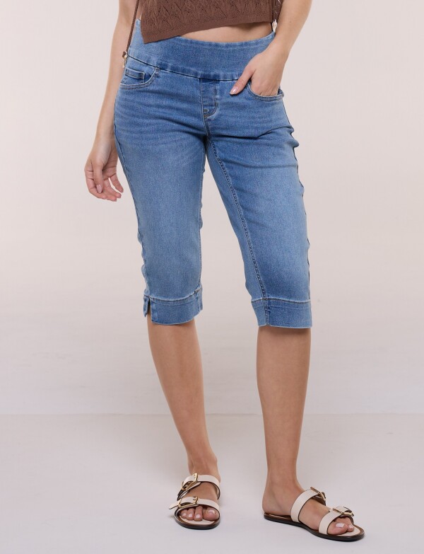 Capri Con Cintura Faja JEAN CLARO