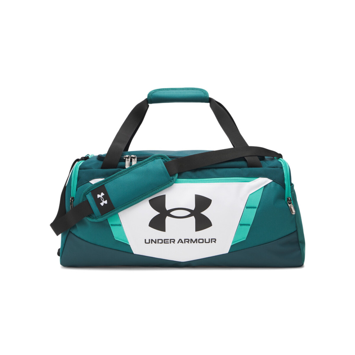 UA Undeniable 5.0 Duffle SM-BLU - WHT-100 