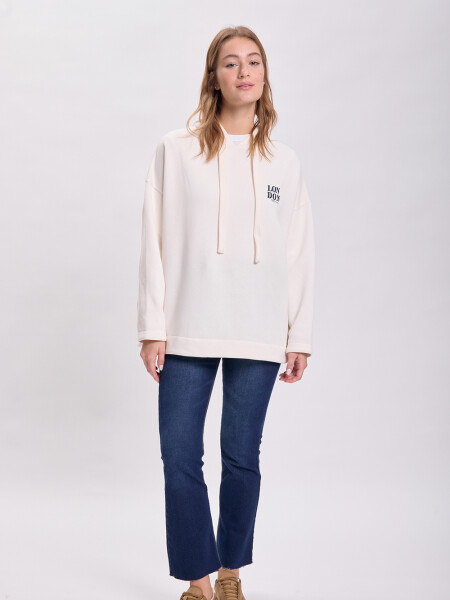 Canguro deportivo oversize Crudo
