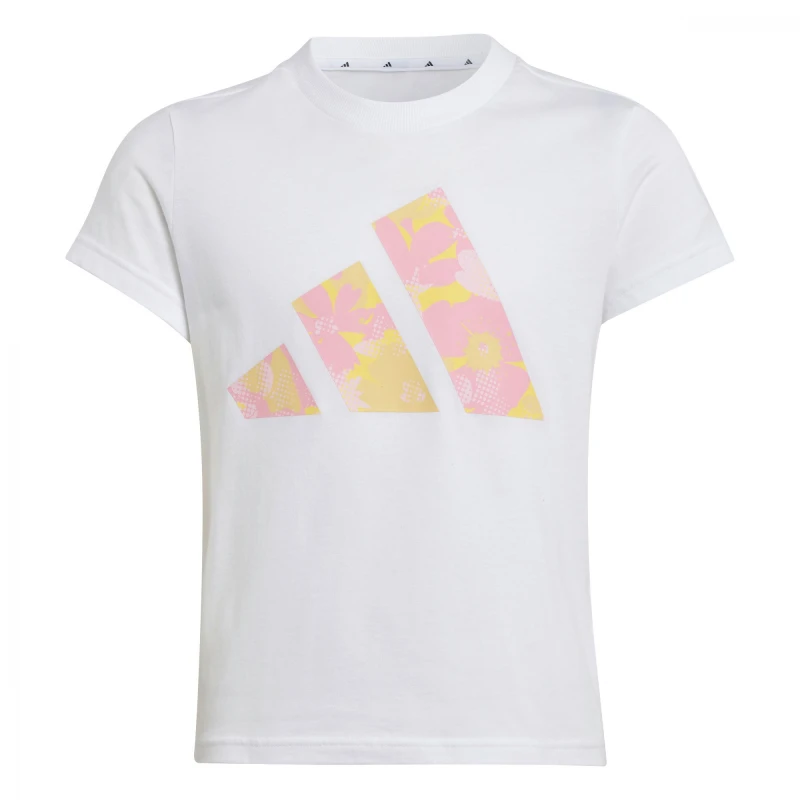 Remera Seasonal Essentials Flower de Niños Blanco