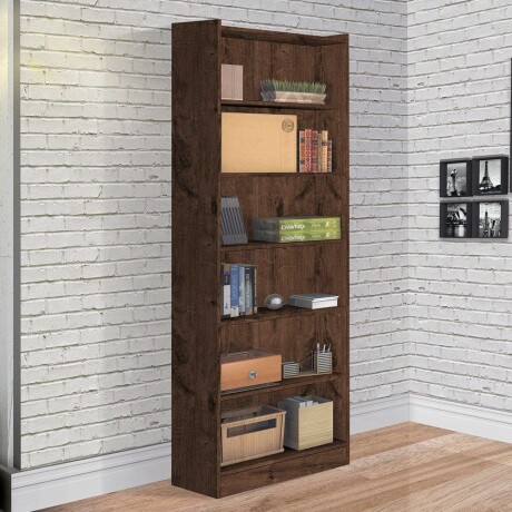 Biblioteca 5 estantes Tabaco