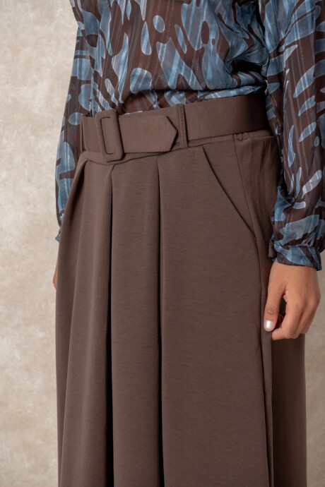 POLLERA CAILIN Chocolate