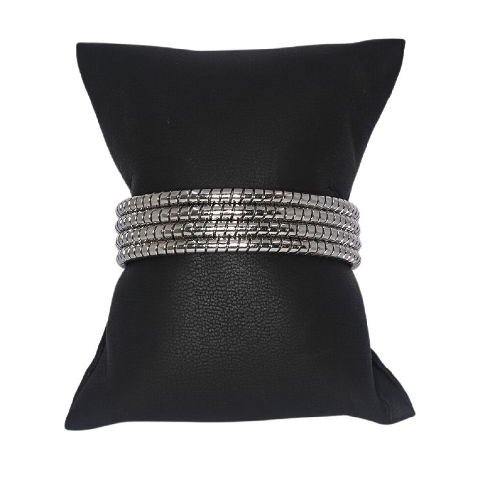 Pulsera Bulgari "Parentesi" oro amarillo 18 k y acero. Pulsera Bulgari "Parentesi" oro amarillo 18 k y acero.