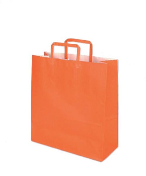 Bolsa lisa acuario 30x12x32 cm NARANJA