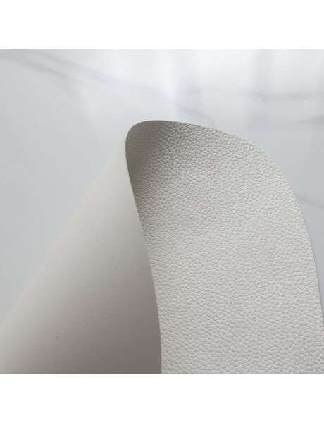 INDIVIDUAL PVC DISEÑO GOTA BLANCO 38X30CM INDIVIDUAL PVC DISEÑO GOTA BLANCO 38X30CM