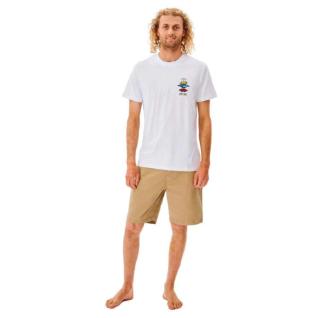 Remera Rip Curl Search Icon Blanco