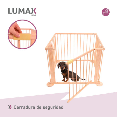 Corral Corralito para bebe 4 piezas en madera No aplica
