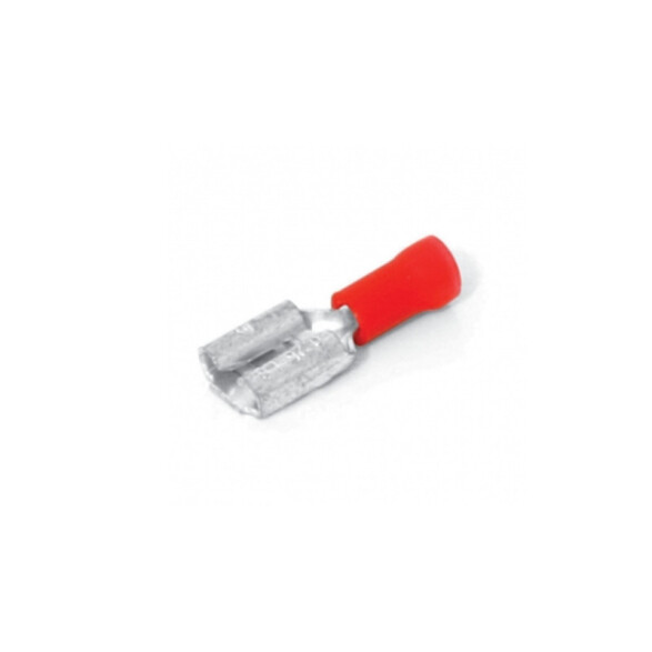 Terminal enchufable hembra 0,25-1,0mm² rojo 100un. HR2607