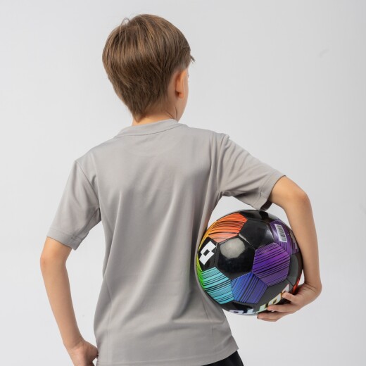 Remera Menpi Alta Calidad Running Niño Gris S/C