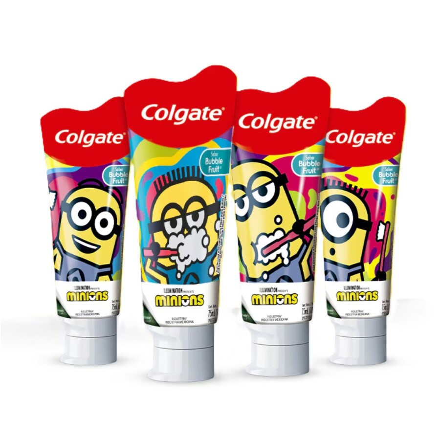 Crema Dental Smiles Gel Minions +6 Años - Colgate Crema Dental Smiles Gel Minions +6 Años - Colgate