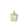 Matera Terrano Franjas Croco - BEIGE