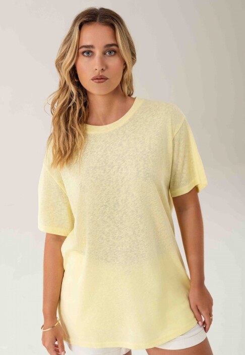 Remera Basic Eterna Amarillo