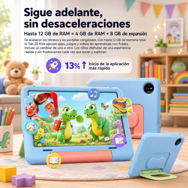 Tablet Blackview Tab 20 Kids 12(4+8)gb 64gb AZUL