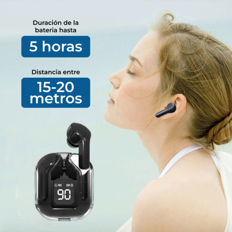 Auriculares BT Sonido Alta Calidad Ligero Estilo Compacto Celeste