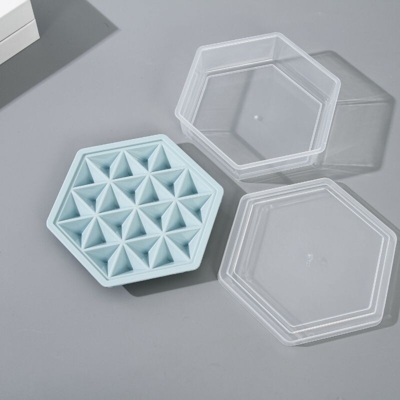 Cubetera De Hielo Hexagonal - Rosada Cubetera De Hielo Hexagonal - Rosada