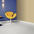 REVESTIMIENTO PVC PARA PARED MODELO MOSTARDA - 0.25X6 MTS / Espesor: 10 MM Revestimiento Pvc Para Pared Modelo Mostarda - 0.25x6 Mts / Espesor: 10 Mm