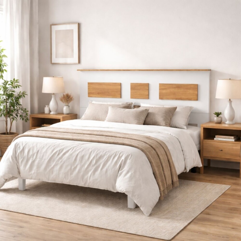 RESPALDO QUEEN/2 PLAZAS BLANCO