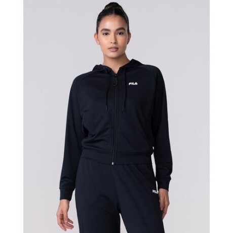 Campera Deportiva para Mujer Fila Flow Essential Negra Negro