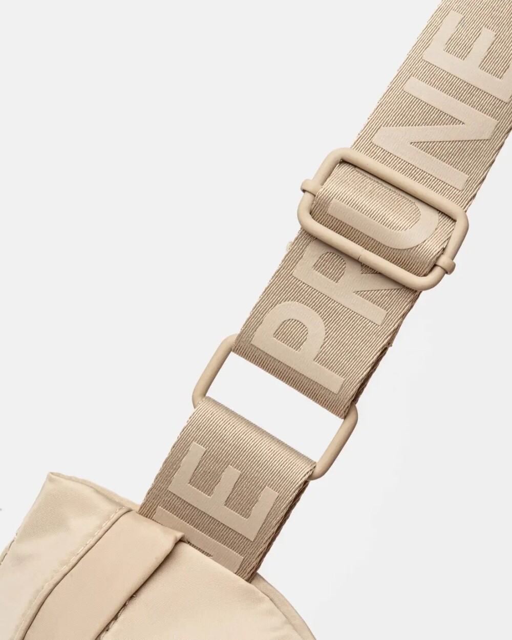 Riñonera Male Nylon Negro Taupe