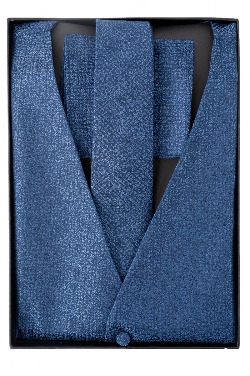 Set Chaleco Ceremonia - BLUE 