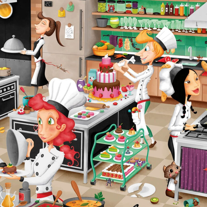 Puzzle Chef Deluxe 150 Pzas- Eureka Puzzle Chef Deluxe 150 Pzas- Eureka