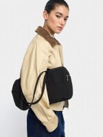 Bolso Bowling De Nylon negro