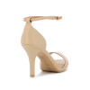 Sandalia Vizzano Mujer Taco 10cm Beige