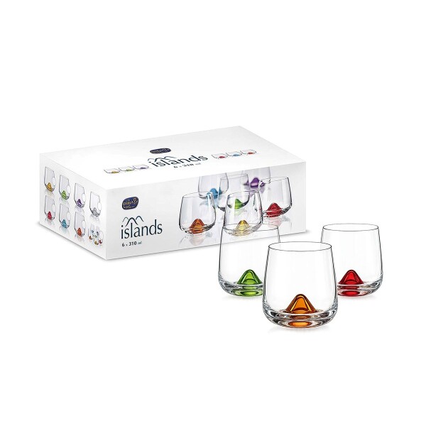 Bohemia Harlequin 6 vasos 300 ml 593401842925 Bohemia Harlequin 6 vasos 300 ml 593401842925