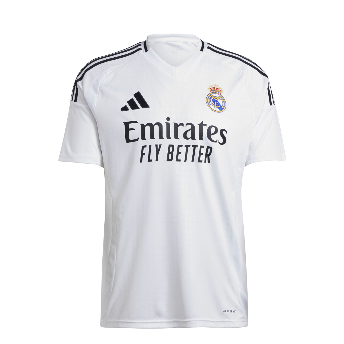 Camiseta de Hombre Adidas Real Madrid Blanco Negro Stadium Sport