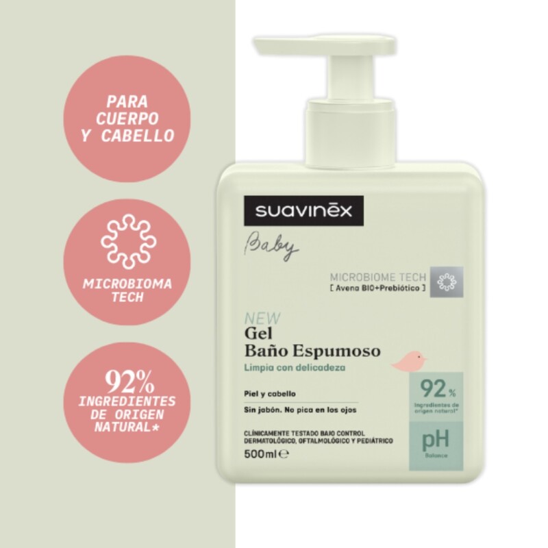 Shampoo Suavinex Gel Espumoso 500ml Shampoo Suavinex Gel Espumoso 500ml