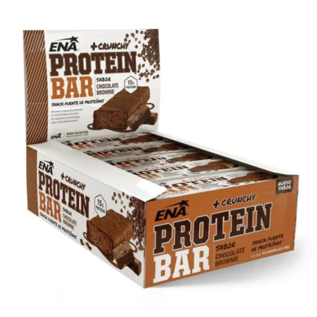 ¡OFERTA IMPERDIBLE! Protein Bar Caja x16 ENA Chocolate Brownie 