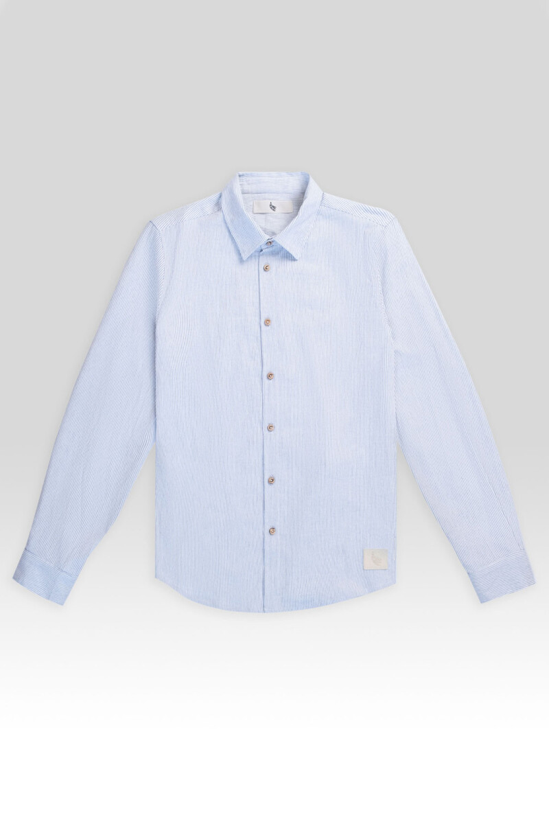 FEDE LONG SLEEVE SHIRT Blue