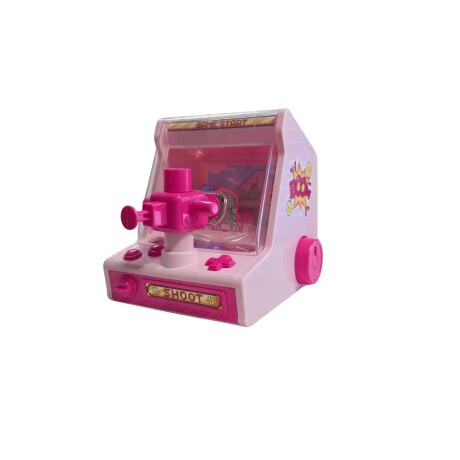 Juguete lanza pelotitas rosa