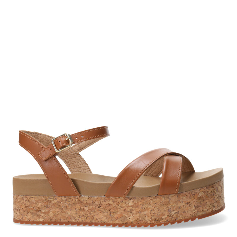 Sandalias de Mujer Bottero con plataforma Marrón Caramelo