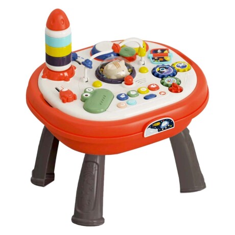 Mesa Didáctica Juegos Actividades Luz Música Bebé Huanger Rojo