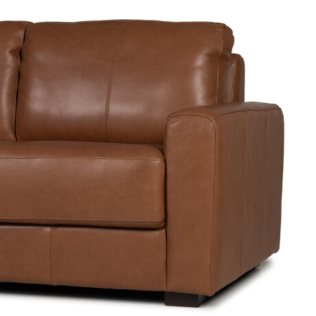 Rinconera Como - Cuero Advanced - 2 + Chaise izquierdo Maverick Telha
