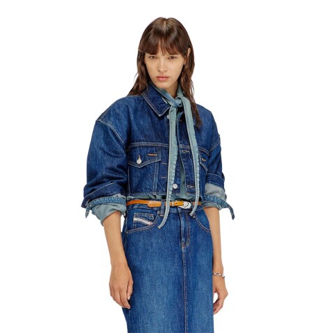 Casaca Para Mujer De-Malley Azul Marino