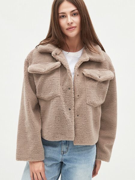 CAMPERA OSO BEIGE OSCURO