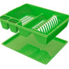 Escurridor Eco De Platos Vasos Cubiertos 45 X 38 Cm VERDE