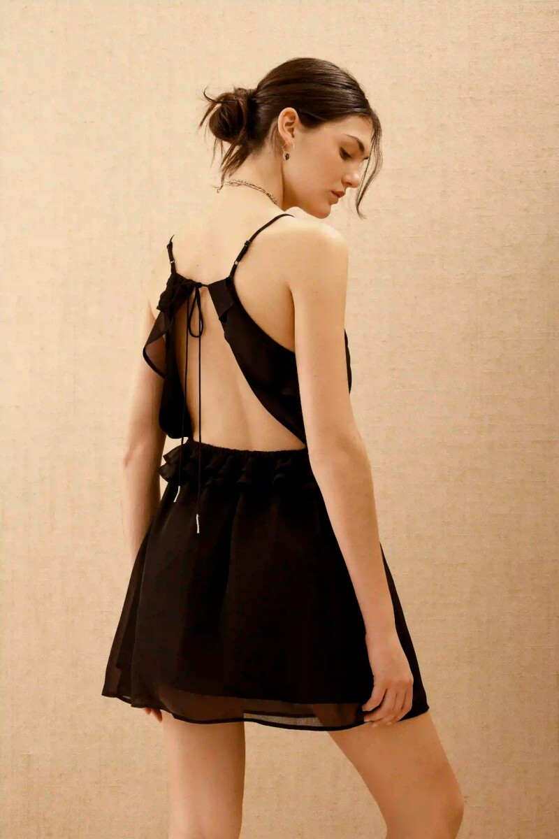 VESTIDO FEMME PLAIN Negro