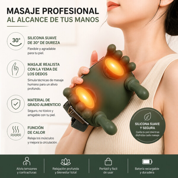Masajeador Inalámbrico Hands 3d Var1590 MASAJEADOR ELECTRICO MANITO 3D CY-818