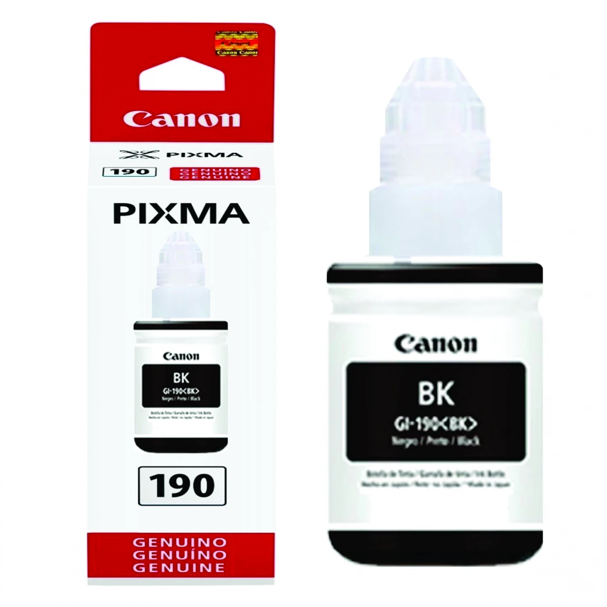Botella Tinta Canon GL-190 Negra 