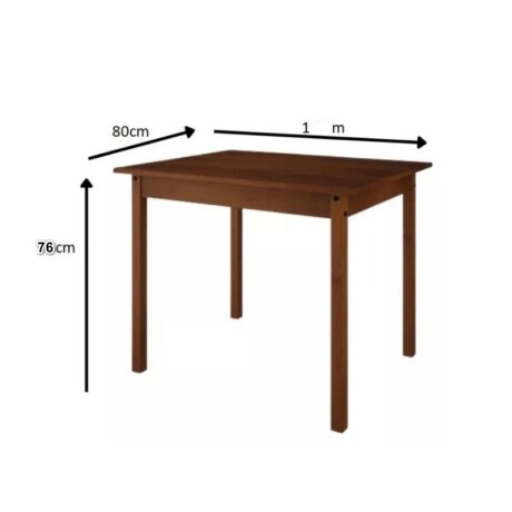 JUEGO DE COMEDOR MESA + 4 SILLAS CERA CORONA IMBUIA JUEGO DE COMEDOR MESA + 4 SILLAS CERA CORONA IMBUIA