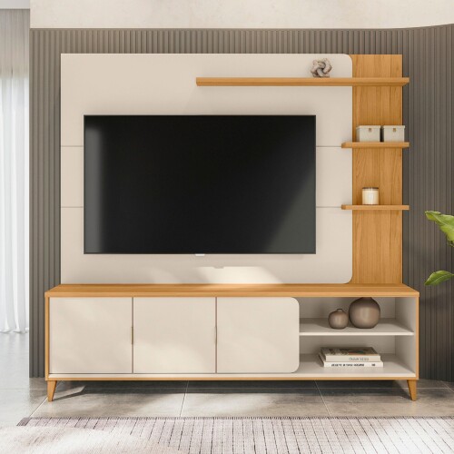 Modular para Tv Napoli Tauari/Blanco Modular para Tv Napoli Tauari/Blanco