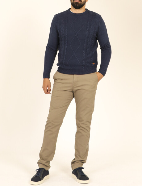 470596 SWEATER CON DISEÑO HARRY Azul Oscuro